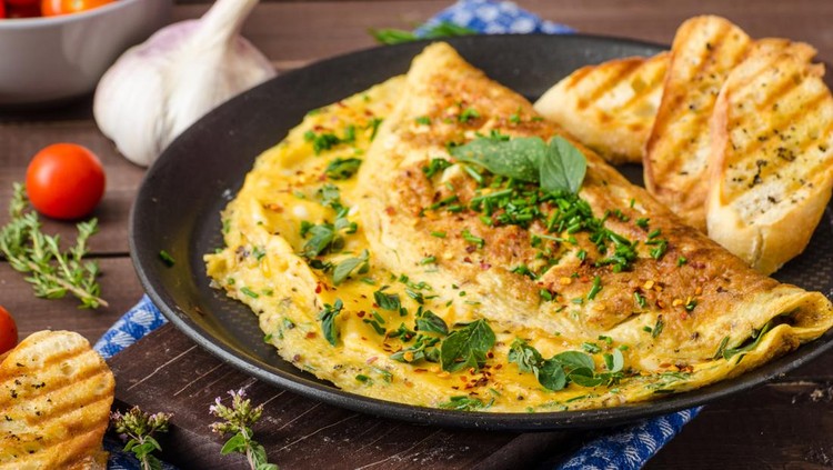Ilustrasi omelet
