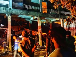 Kebakaran Gudang Rongsok Kartasura Diduga gegara Ledakan Tabung Gas Portabel