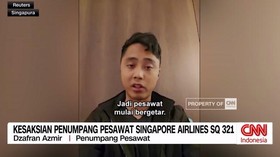 VIDEO: Kesaksian Penumpang Pesawat Singapore Airlines SQ 321