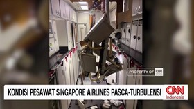 VIDEO: Kondisi Pesawat Singapore Airlines Pasca-Turbulensi