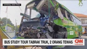 VIDEO: Lagi! Bus Study Tour Alami Kecelakaan dan Masuk Jurang