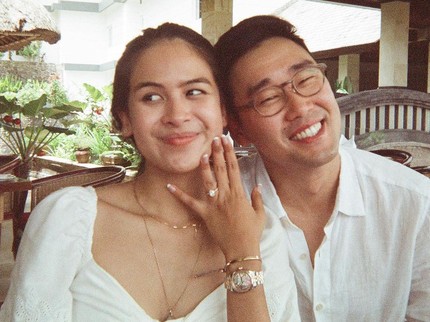5 Potret Manis Maudy Ayunda & Suami Korea, Rayakan Wedding Anniversary ke-2