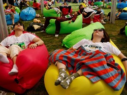 Video Ratusan Warga Korsel Ikut Kontes Tidur Siang, Lawan Budaya Gila Kerja