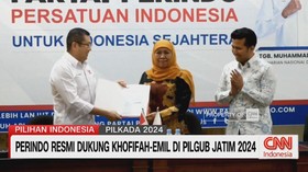 VIDEO: Perindo Resmi Dukung Khofifah-Emil di Pilgub Jatim 2024