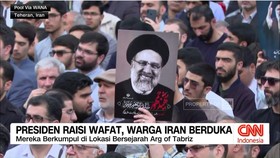 VIDEO: Presiden Raisi Wafat, Warga Iran Berduka