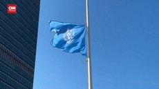 VIDEO: PBB Kibarkan Bendera Setengah Tiang Hormati Ebrahim Raisi