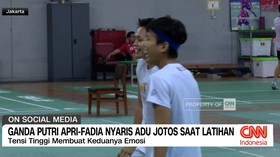 VIDEO: Ganda Putri Apri-Fadia Nyaris Adu Jotos Saat Latihan.