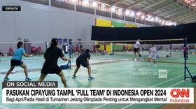 VIDEO: Pasukan Cipayung tampil 'Full Team' di Indonesia Open 2024.