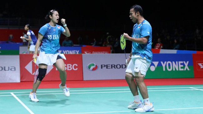Rehan Naufal Kusharjanto/Lisa Ayu Kusumawati sempat ketakutan saat hadapi Mads Vestergaard/Christine Busch di Malaysia Masters 2024, Kamis (23/5).