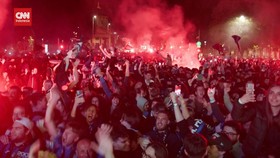VIDEO: Gegap Gempita Fans Atalanta Rayakan Juara Liga Europa
