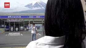 VIDEO: Spot Foto Favorit Turis Berlatar Belakang Gunung Fuji Ditutup