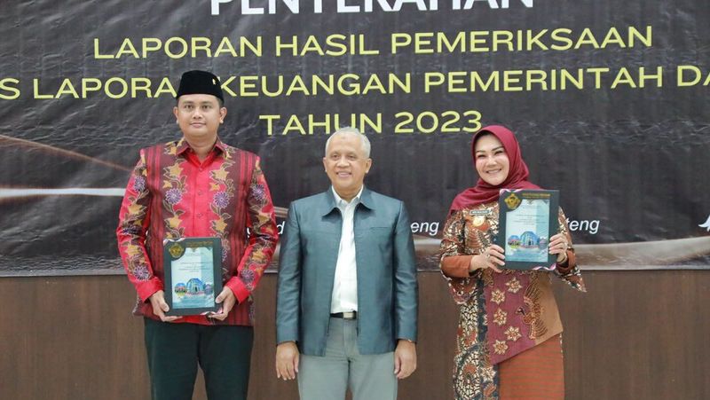 Pemerintah Kabupaten (Pemkab) Klaten kembali meraih opini Wajar Tanpa Pengecualian (WTP) tahun anggaran 2023.