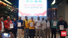Mantra-Mulia Didukung 11 Partai Maju Pilgub Bali, Klaim Restu Jokowi