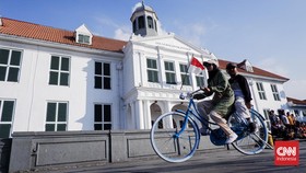 FOTO: Menengok Suasana Kota Tua Jakarta Ketika Libur Panjang