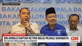VIDEO: Eri-Armuji Daftar Ke PAN Maju Pilwali Surabaya