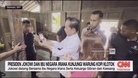 VIDEO: Presiden Jokowi dan Ibu Iriana Kunjungi Warung Kopi Klotok