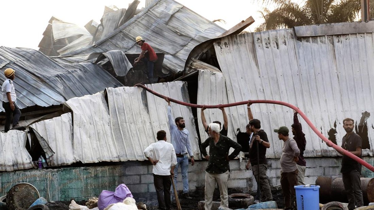 FOTO: Horor Kebakaran Tempat Hiburan di India, 24 Orang Tewas