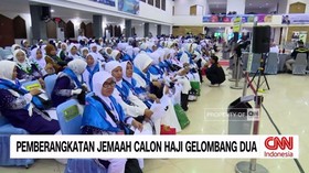 VIDEO: Pemberangkatan Gelombang Dua Jemaah Calon Haji