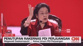 VIDEO: Pidato Megawati pada Penutupan Rakernas PDI Perjuangan