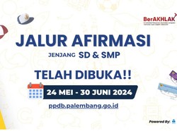 Pengumuman PPDB Jalur Afirmasi Kota Palembang 2024, Catat Tanggalnya!