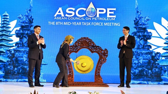 Pertamina mendorong kolaborasi untuk konektivitas dan ketahanan energi ASEAN pada ASCOPE 8th Mid-Year Task Force Meeting 2024 di Bali.