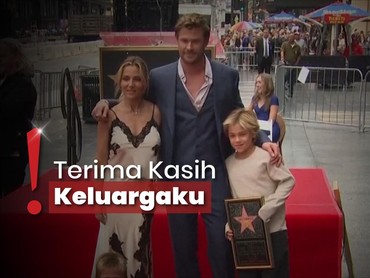 Robert Downey Puji 'Thor', Chris Hemsworth Raih Hollywood Walk of Fame