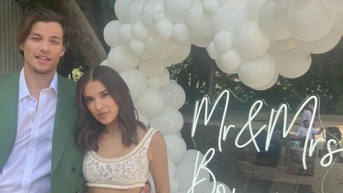 Millie Bobby Brown Resmi Menikah dengan Jake Bongiovi secara Tertutup dan Sederhana