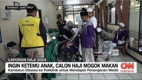 VIDEO: ngin Ketemu Anak, Calon Haji Mogok Makan