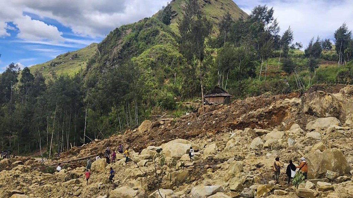 FOTO: Horor Longsor Papua Nugini, 670 Orang Tewas dan 2.000 Terkubur