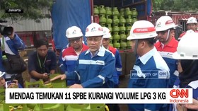 VIDEO: Mendag Temukan 11 SPBE Kurangi Volume LPG 3 kg.