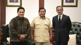 Diantar Erick Thohir, Pemilik Burj Khalifa Temui Prabowo