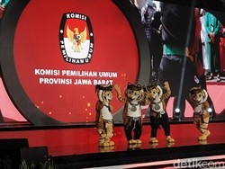 KPU Kenalkan Sili dan Wangi Maskot Pilgub Jabar 2024