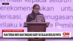 VIDEO: Puan Terisak Minta Maaf Singgung Kader Tak Sejalan