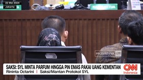 VIDEO: Saksi, SYL Minta Parfum Hingga Pin Emas Pakai Uang Kementan.