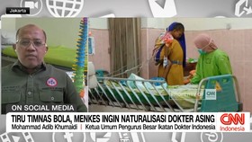 VIDEO: Tiru Timnas Bola, Menkes Ingin Naturalisasi Dokter Asing