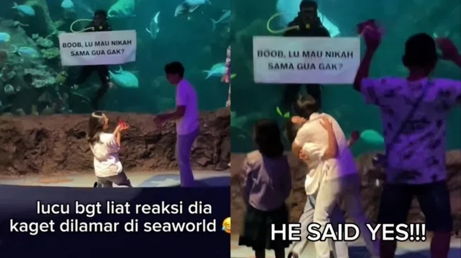 Viral Viral video wanita lamar pria.