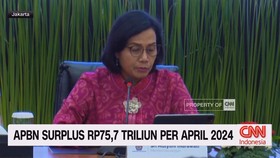 VIDEO: APBN Surplus Rp75,7 Triliun per April 2024