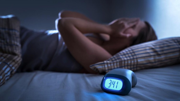 Ilustrasi insomnia bergadang Ilustrasi insomnia bergadang