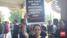 Jurnalis Bali hingga Surabaya Jalan Mundur ke DPRD Tolak RUU Penyiaran