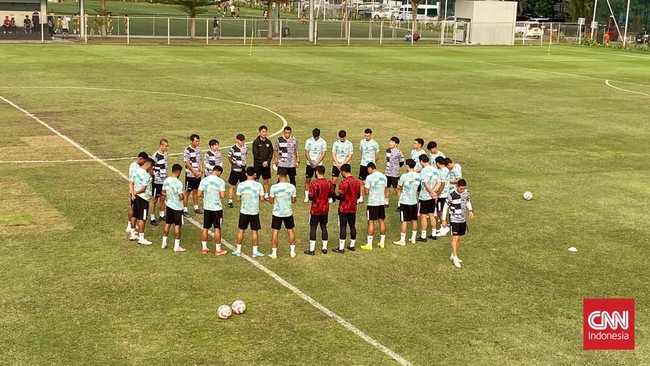 Sesi Perdana Persiapan Tim Garuda: 18 Prajurit Lapangan Hijau Siap Bertarung, Empat Masih Dinanti