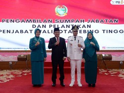Pj Gubsu Lantik Muttaqien sebagai Pj Walkot Tebing Tinggi Gantikan Syarmadani