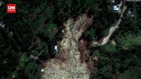 VIDEO: Gambar Satelit Sebelum dan Sesudah Longsor Papua Nugini