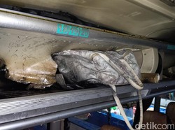 Bus Study Tour SMP di Yogya Terbakar gegara Korsleting Kabel Charger