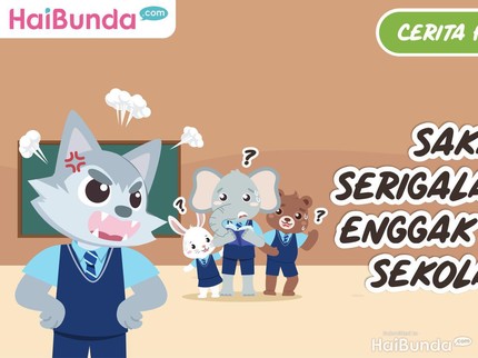 Cerita Fabel Animasi: Saka Serigala Kok Enggak Suka Sekolah?