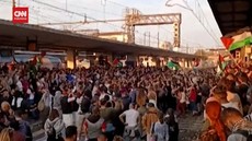 VIDEO: Pedemo Bela Palestina Blokir Stasiun Kereta di Bologna Italia