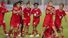 FOTO: Pesta Gol Timnas Putri Indonesia ke Gawang Singapura