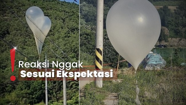 Korea Utara Diduga Kirim Balon Berisi Sampah sebagai 'Hadiah' ke KorSel