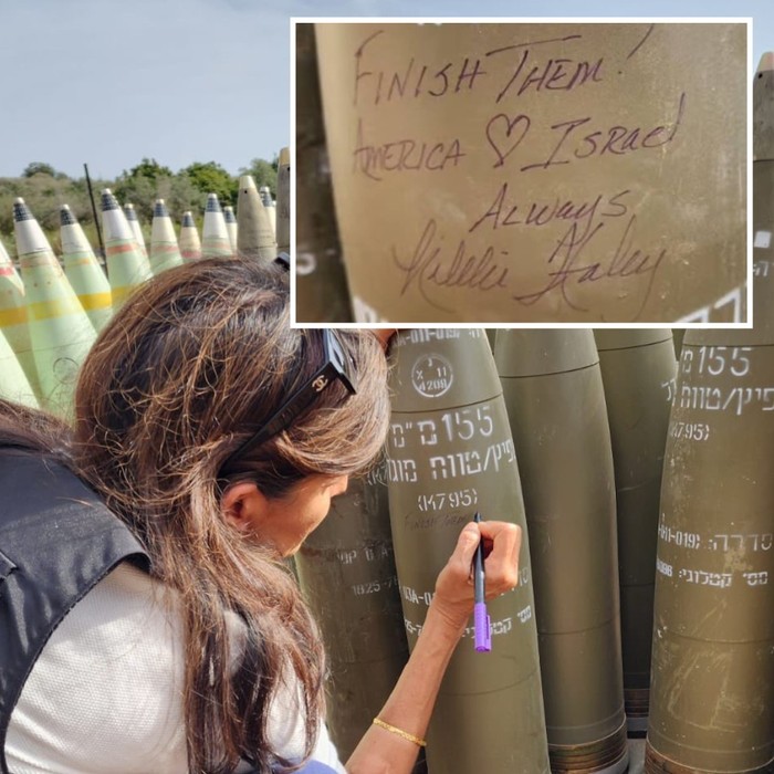 Eks Dubes AS Nikki Haley Tulis 'Habisi Mereka' di Rudal Israel, Netizen Murka