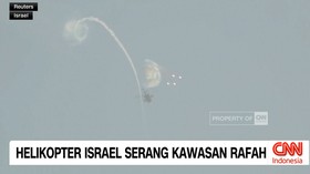 VIDEO: Helikopter Israel Serang Kawasan Rafah