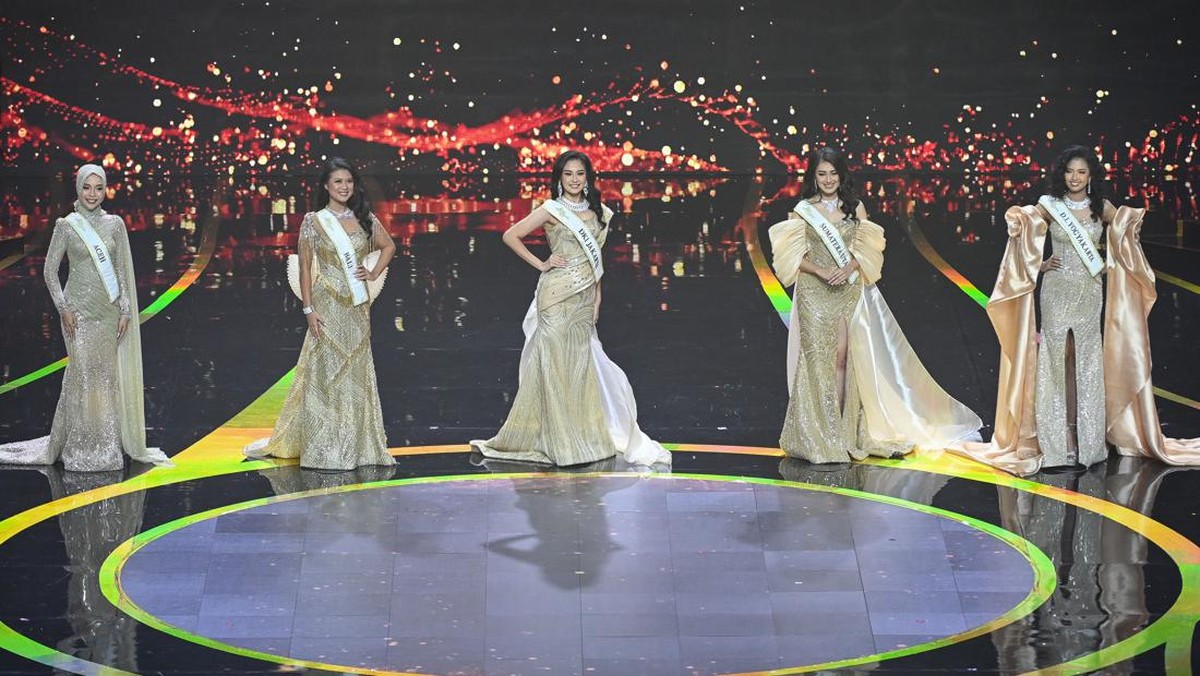 FOTO: Monica Kezia Sembiring Raih Mahkota Miss Indonesia 2024